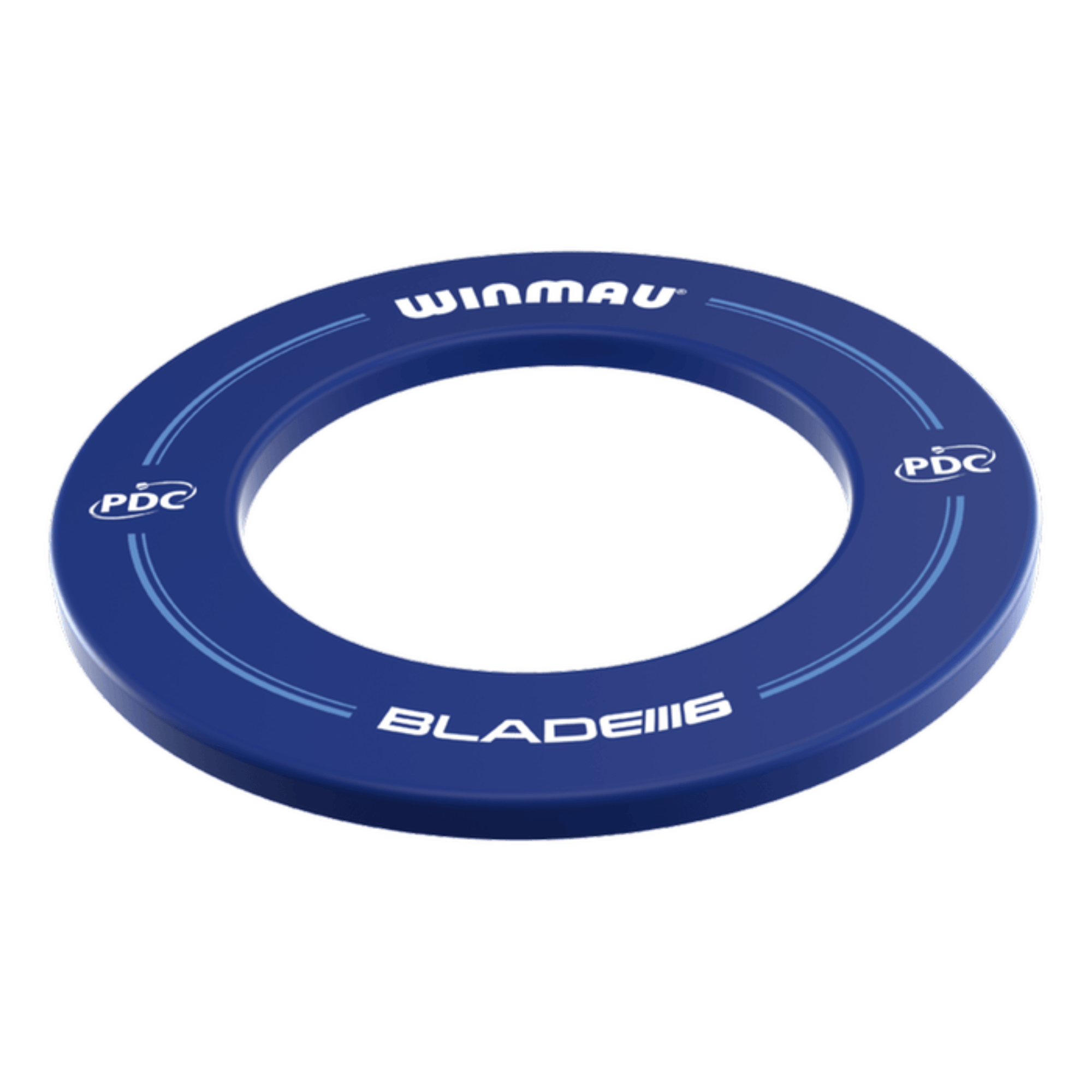 Winmau PDC Blue Dartboard Surround seitlich