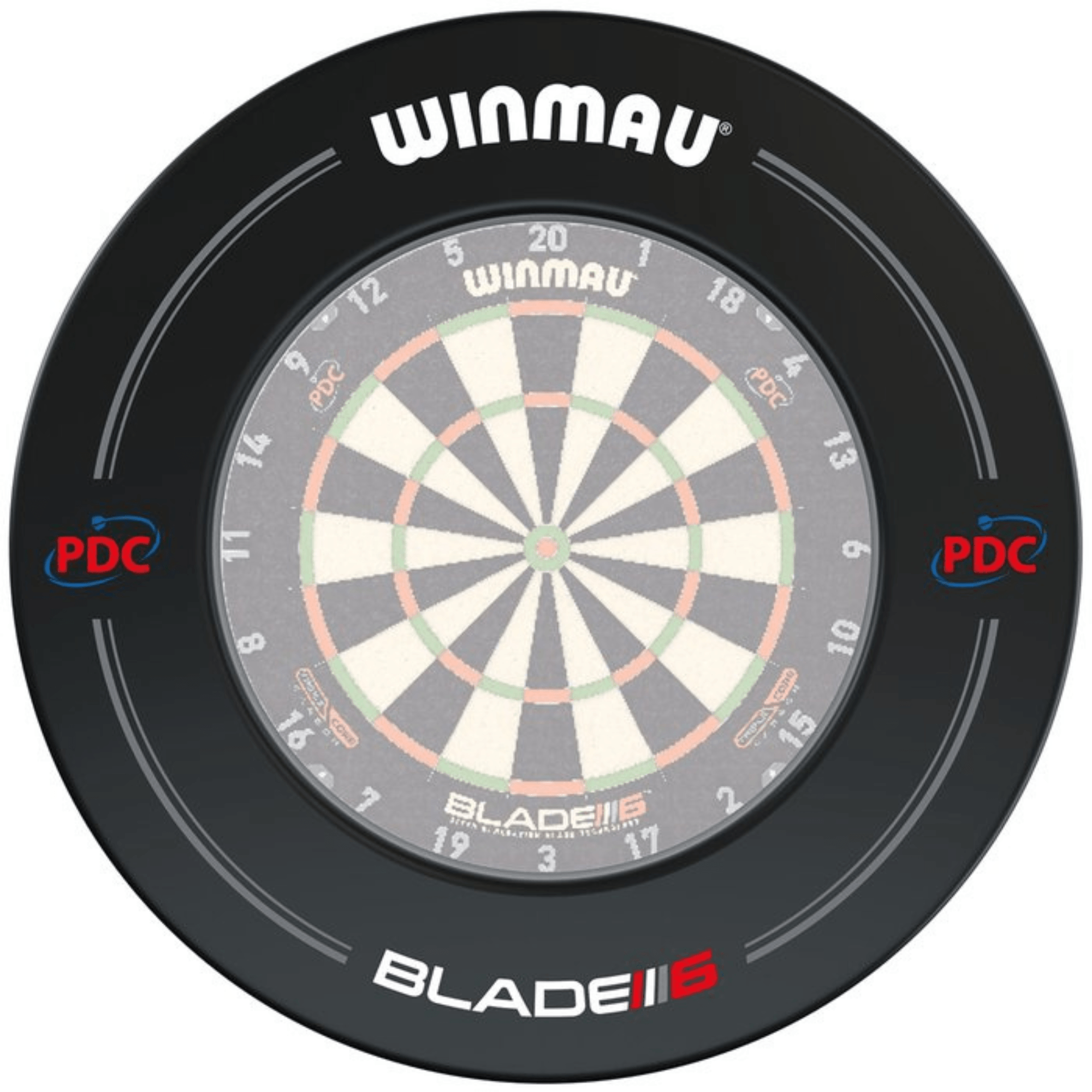 Winmau PDC Dartboard Surround mit Board