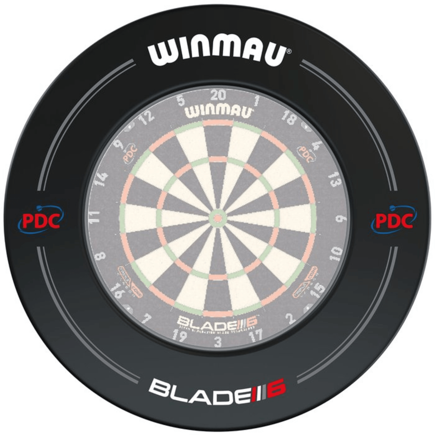 Winmau PDC Dartboard Surround mit Board