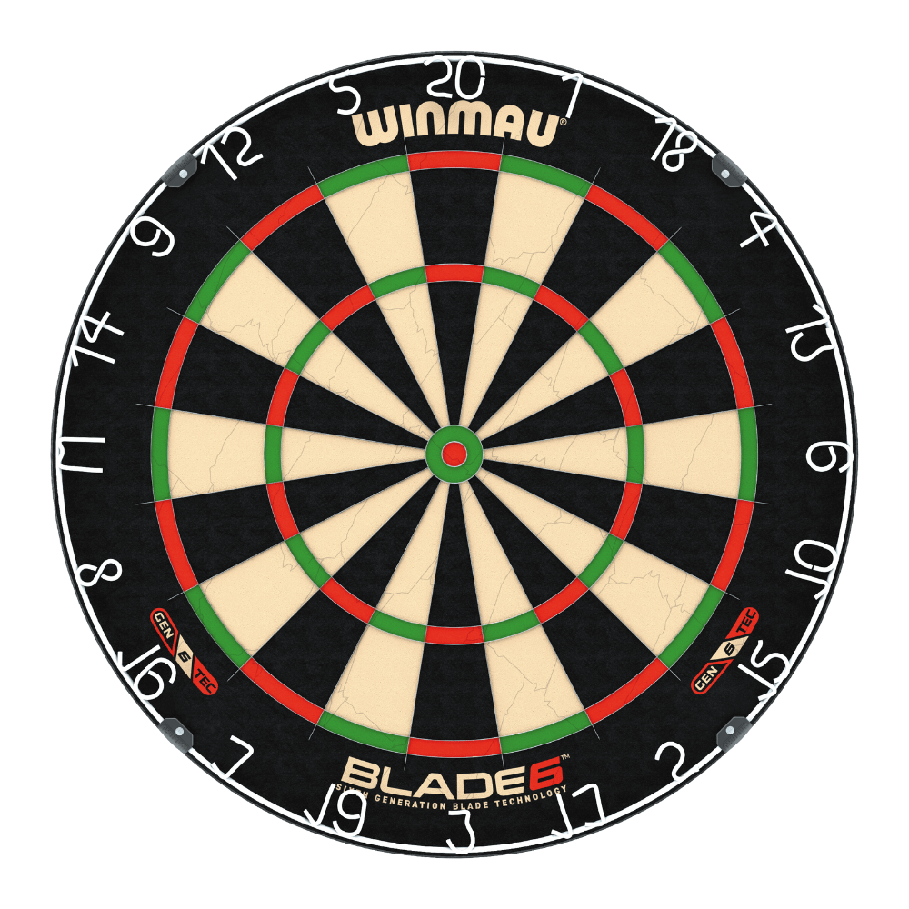 Winmau Polaris Set Rot Dartscheibe