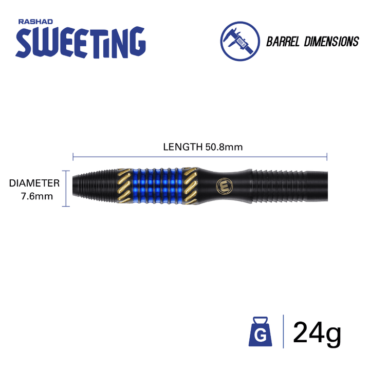 Winmau Rashad Sweeting Steeldarts Detail 1