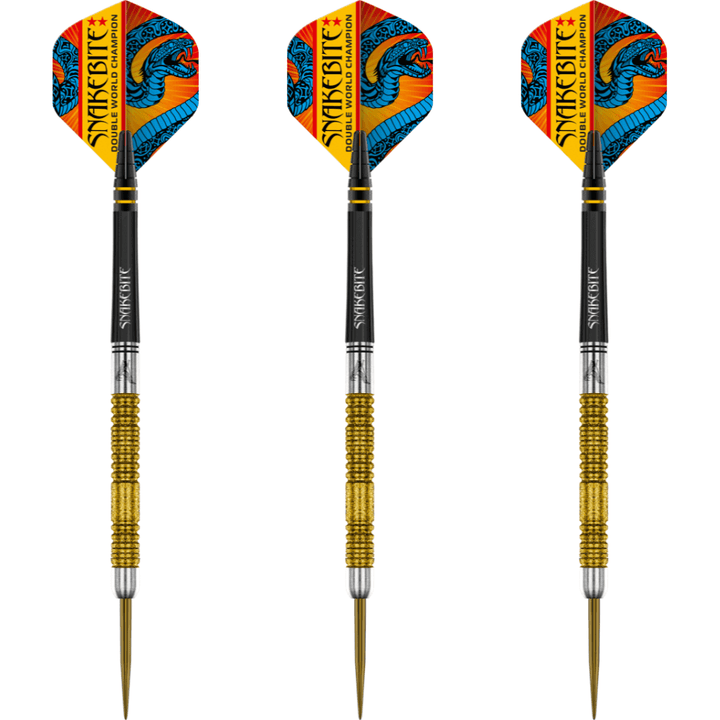 Red Dragon Peter Wright Double World Champion SE Gold Steeldarts Set