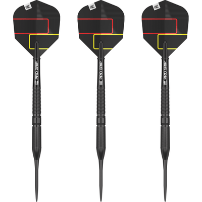 Target Gabriel Clemens Black Steeldarts Set