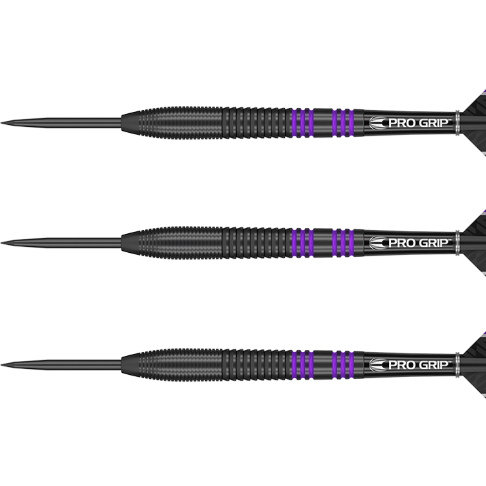 Target Vapor8 Purple Steeldarts Detail