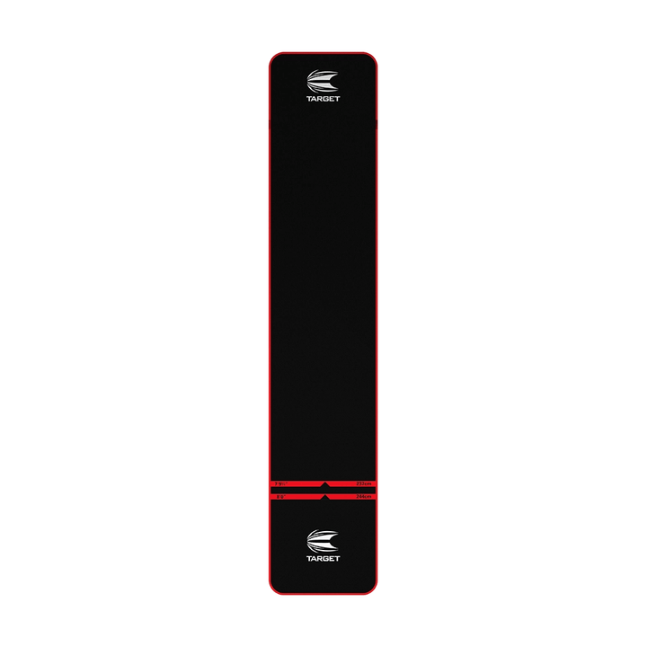 Target World Champions Dartmatte Rot Gerade